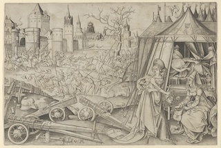 Judith with the Head of Holophernes, Israhel van Meckenem, German