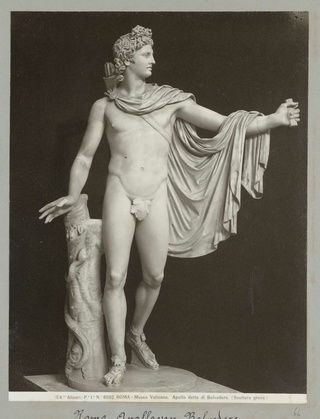Apollo Belvedere, c. 1893 - c. 1903, Fratelli Alinari, Italian