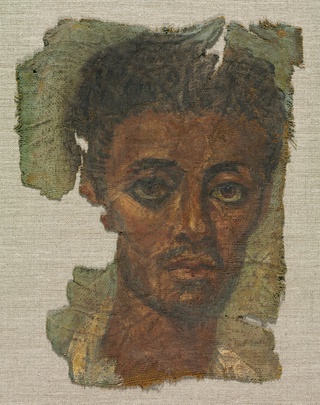 Funerary Portrait of a Man, c. AD 138–92, Egypt, Roman Empire, Antonine