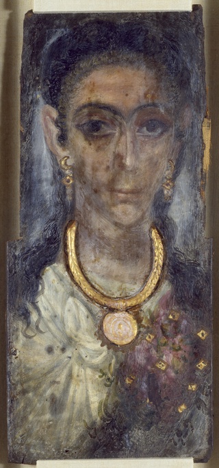 Panel Portrait of a Woman, ca. 130-200 CE (Roman Imperial), Egyptian