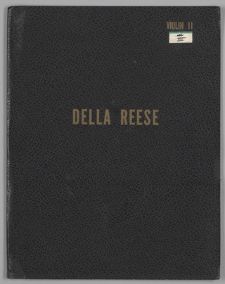 Music folder owned by Della Reese
