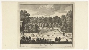 Menagerie met vogels op Paleis Honselaarsdijk