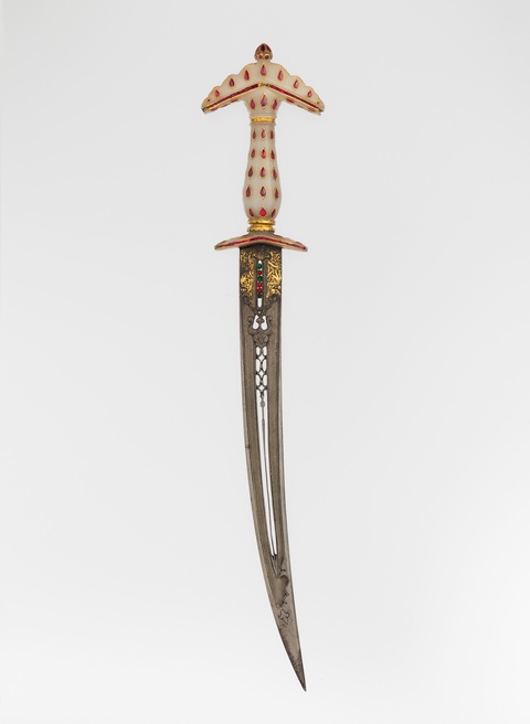Dagger with Sheath, late 17th century, Mughal and Turkish or Indian