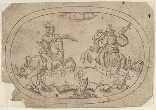 Two Riders, from Das Bossenbüchlein