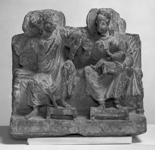 Small Relief of Hariti, late 2nd-3rd century, Graeco-Buddhistic
