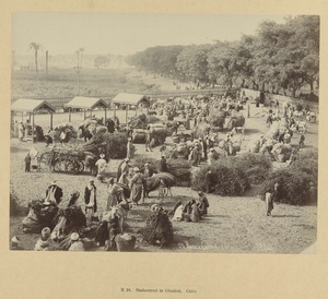 Een bazaar in Gezirah