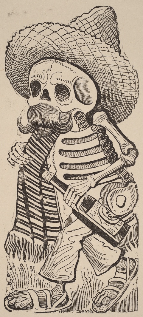 
Calavera Maderista, José Guadalupe Posada, Mexican