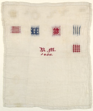 Darning sampler (unfinished)