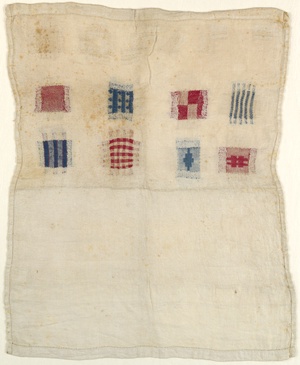 Darning sampler (unfinished)