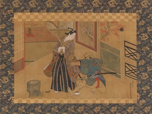 Kabuki Play Kusazuribiki from the Tales of Soga (Soga 
monogatari)