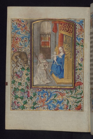 Lactation of St. Bernard, ca. 1470, Dutch