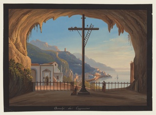 View of Amalfi from the Capuchin Monastery, 1810–40