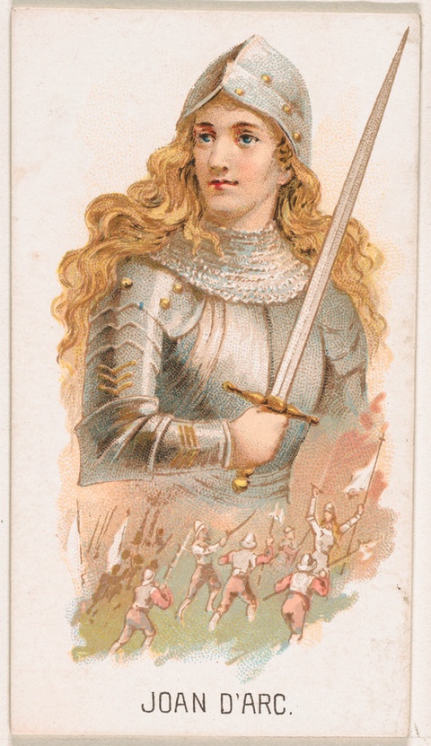 Joan of Arc, from Leaders series (N222) issued by Kinney Bros.