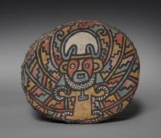 Painted Drum, AD 500–1000, Central Andes