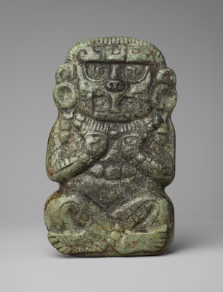 Deity figure, 3rd–6th century, Maya