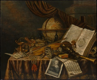 Vanitas Still Life, 1662, Edwaert Collier, Dutch