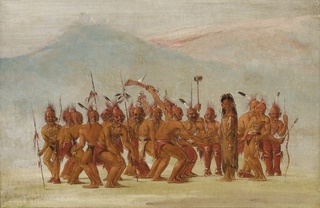 Dance to the Berdash, George Catlin, 1835-1837, American