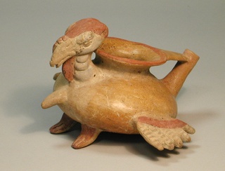 Turkey Vessel, 7th–10th century, Veracruz