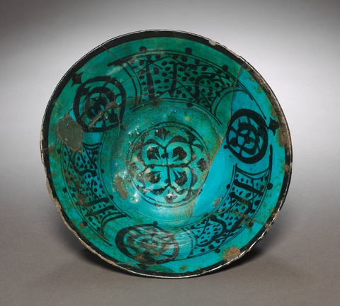Bowl, early 1200s, Syrian