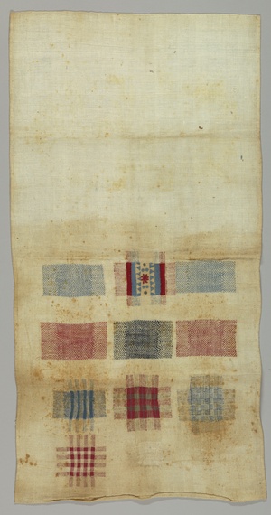 Darning sampler (unfinished)