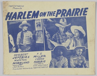 Lobby card for Harlem on the Prairie