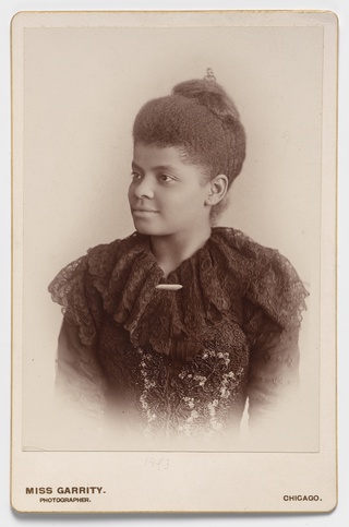 Ida B. Wells-Barnett, c. 1893, Sallie E. Garrity, American