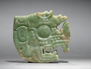 Crown Ornament (Hu’unal), 250-900, Maya style 